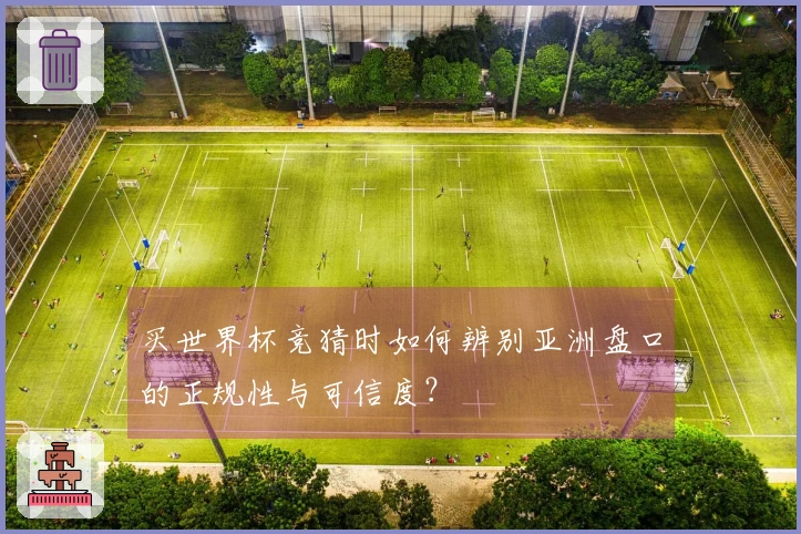 买世界杯竞猜时如何辨别亚洲盘口的正规性与可信度？