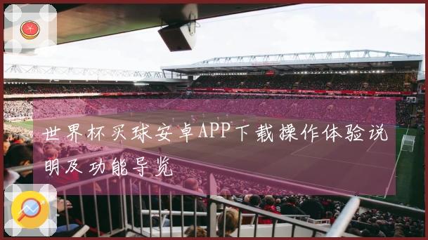 世界杯买球安卓APP下载操作体验说明及功能导览